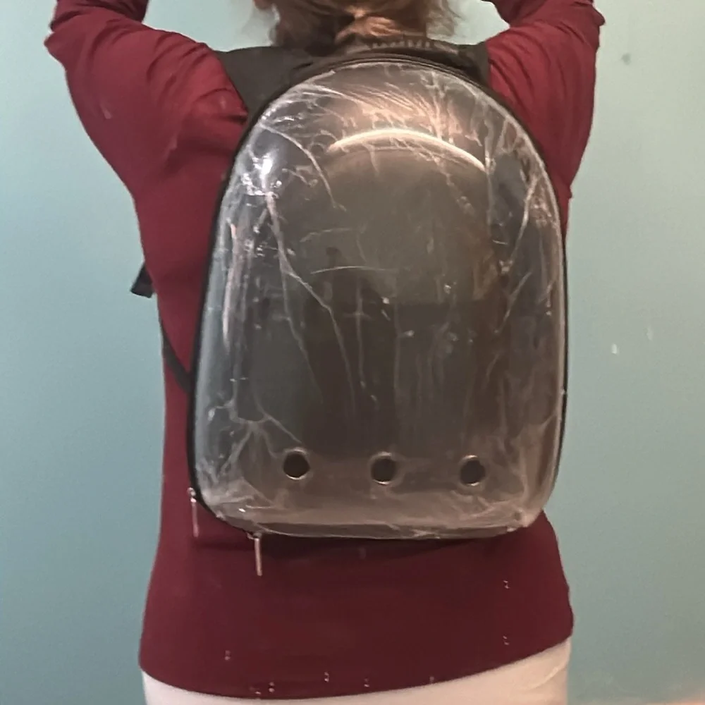 NEW CAT carrier bubble backpack